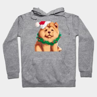 Cute Chow Chow Drawing Hoodie